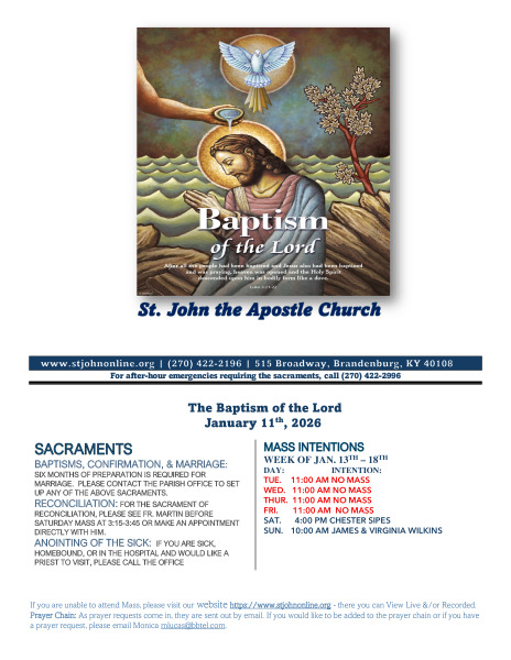 Bulletin Jan. 11, 2026