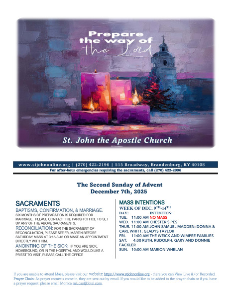 Bulletin, DEC. 7, 2025